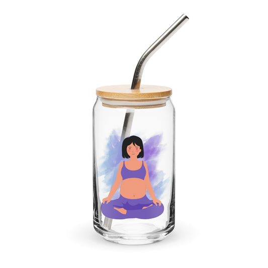 Yogi Mama Can-shaped glass - Style 7