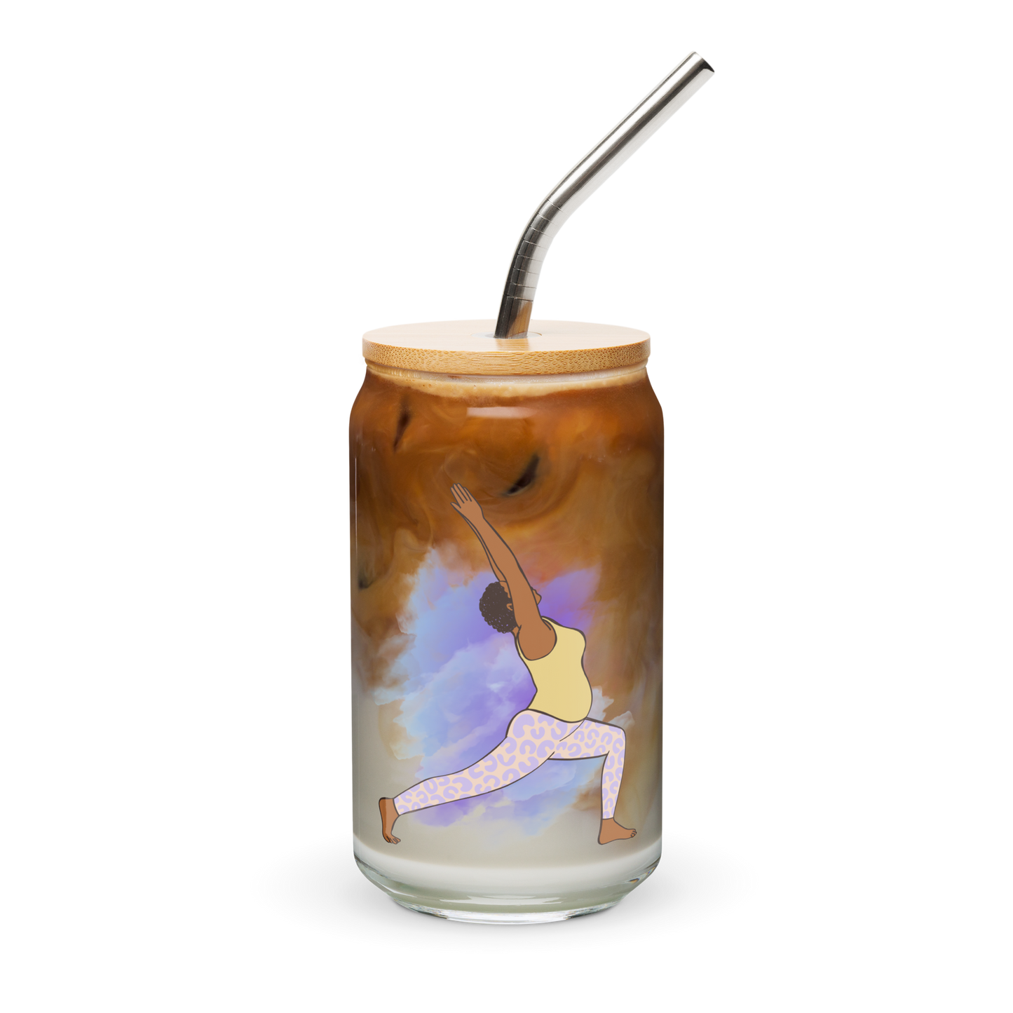 Yogi Mama Can-shaped glass - Style 5