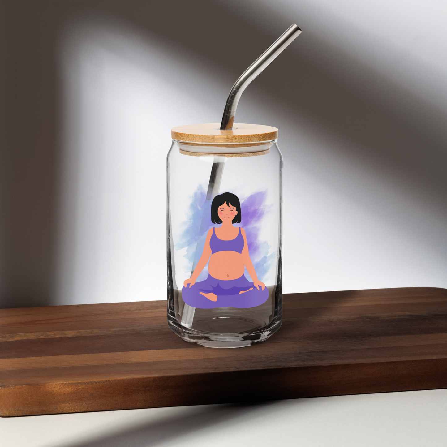 Yogi Mama Can-shaped glass - Style 7